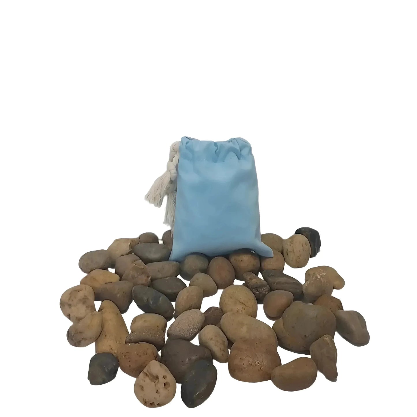 Reusable 4"x 6" Carolina Blue Cotton Sachet Bag – Tea, Dried Flowers & Gift Wrap