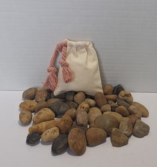 Reusable 4"x 6" Tan Cotton Fabric Sachet Bag – Tea, Dried Flowers & Gift Wrap