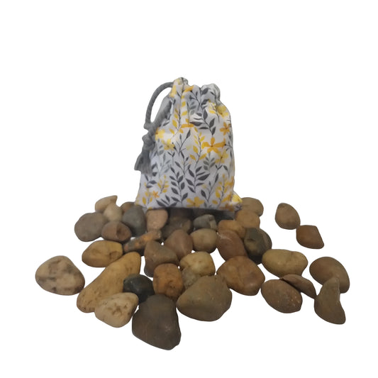 Reusable 4"x 6" Floral Cotton Sachet Bag – Tea, Dried Flowers & Gift Wrap
